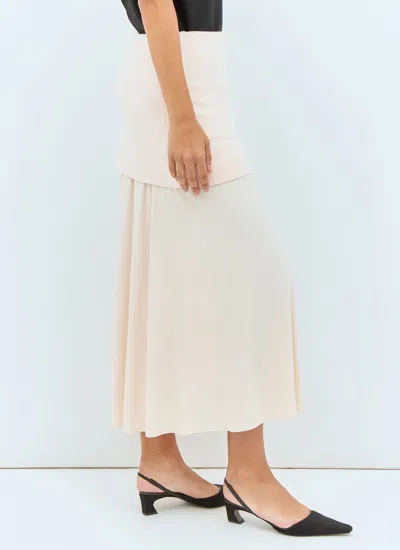 Jil Sander Women Layered Midi Skirt