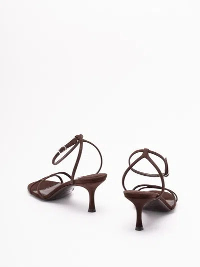Jimmy Choo 1998 Leo Suede Ankle-strap Sandals