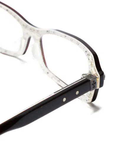 Pre-owned Chrome Hearts 2000s  Flower-embellish Glasses