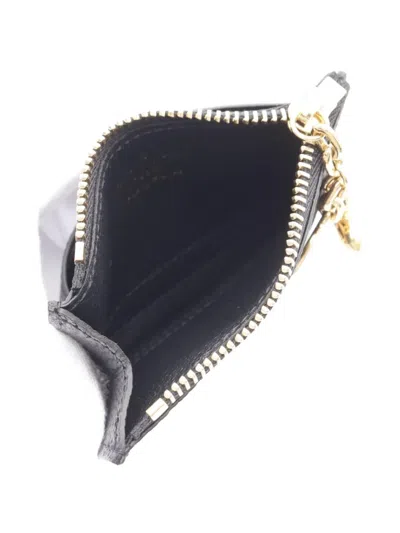 Pre-owned Louis Vuitton 2021 Porto Cult Flora Cardholder In Black
