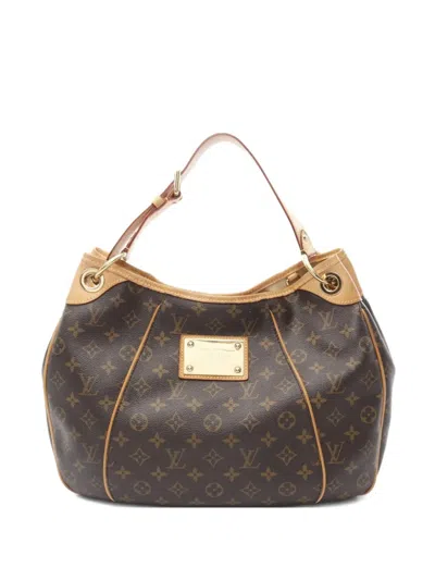 Pre-owned Louis Vuitton 2009 Galliera Pm Shoulder Bag In Brown