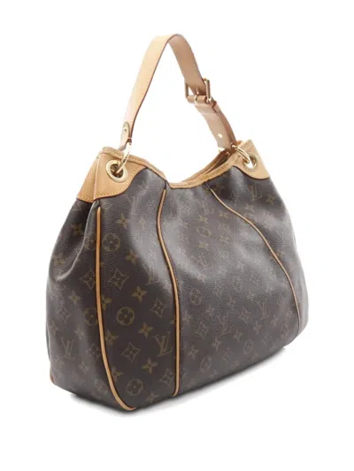 Pre-owned Louis Vuitton 2009 Galliera Pm Shoulder Bag In Brown