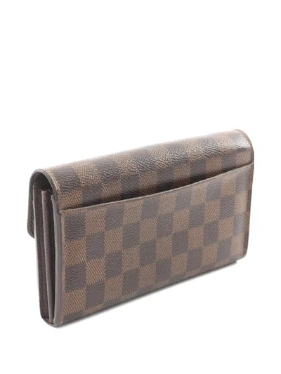 Pre-owned Louis Vuitton 2014 Portefeuille Sara Bi-fold Long Wallet