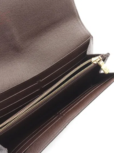 Pre-owned Louis Vuitton 2014 Portefeuille Sara Bi-fold Long Wallet