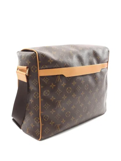 Pre-owned Louis Vuitton 2007 Aves Monogram Shoulder Bag In Brown