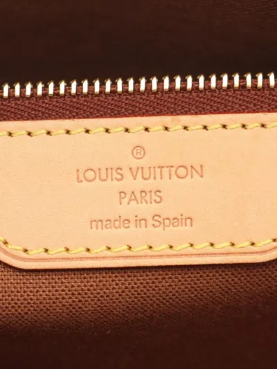 Pre-owned Louis Vuitton 2007 Aves Monogram Shoulder Bag In Brown