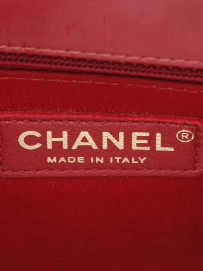 Pre-owned Chanel 2017-2018 Coco Handle 29 Handbag In Red