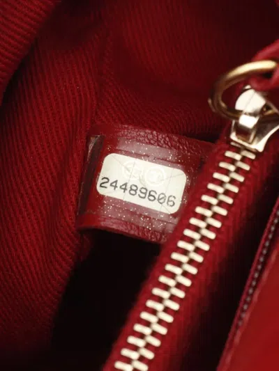 Pre-owned Chanel 2017-2018 Coco Handle 29 Handbag In Red