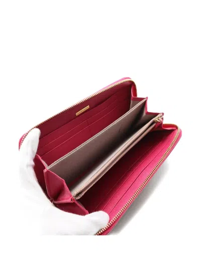 Pre-owned Fendi 2010s Zucca Pattern Wallet In Brown