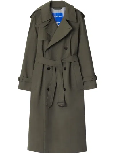 Burberry Long Wool Trench Coat