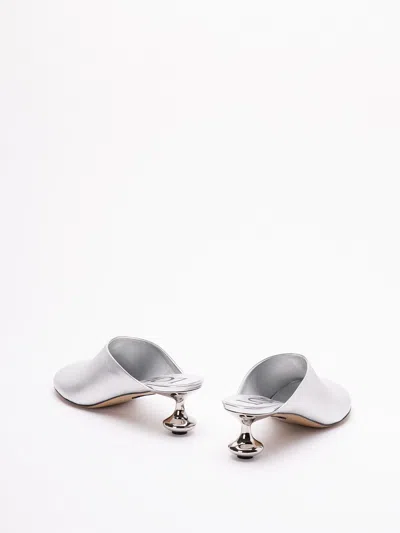 Loewe Toy Mule In Laminated Lambskin In Transparent