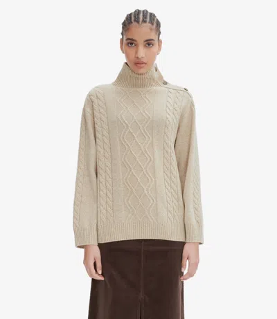 Apc Beige Karen Turtleneck In Neutral
