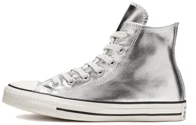 Converse (wmns)  Chuck Taylor All Star Shiny Metal High Top Silver