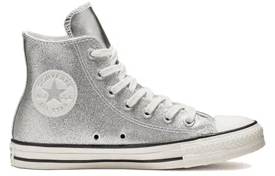 Converse (wmns)  Chuck Taylor All Star Shiny Metal High Top Silver
