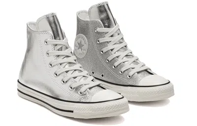 Converse (wmns)  Chuck Taylor All Star Shiny Metal High Top Silver