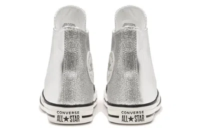 Converse (wmns)  Chuck Taylor All Star Shiny Metal High Top Silver