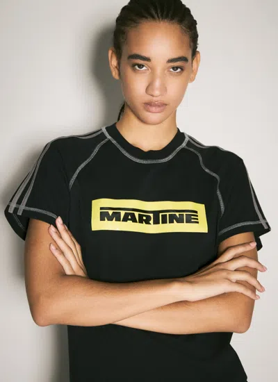 Martine Rose Women Raglan Shrunken T-shirt