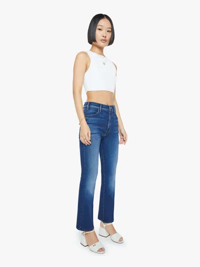 Mother Petites The Lil Hustler Ankle Taking Chance Jeans In Blue - Size 34