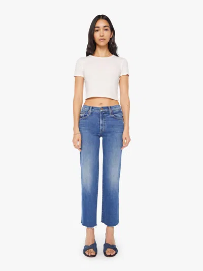 Mother The Insider Sneak High-waisted Bootcut Jeans In Loafers And Lassos
