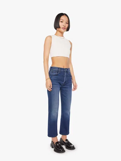 Mother Petites The Lil Hustler Ankle Taking Chance Jeans In Blue - Size 34 In Blue