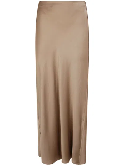 Antonelli 'ossidiana' Maxi Skirt In Beige In Neutral