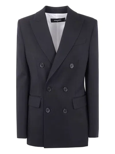 Dsquared2 Carolyn Double Breasted Peak Jacket