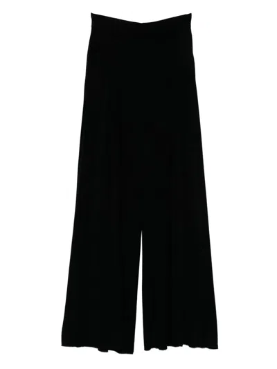 Max Mara Pleated Trousers In Black