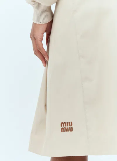 Miu Miu Women Pleated Midi Skirt