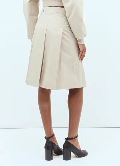 Miu Miu Women Pleated Midi Skirt