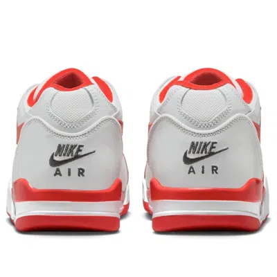 Nike Air Flight 89 Low 'pure Platinum Picante Red'