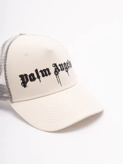 Palm Angels `spray Logo` Trucker Cap
