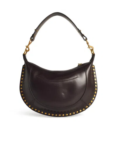 Isabel Marant 'naoko' Bag With Dark Brown Leather Studs