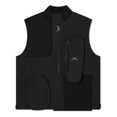 A-cold-wall* Assymetric 3d Pocket Puffer Gilet 'black' In Black