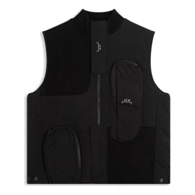 A-cold-wall* Assymetric 3d Pocket Puffer Gilet 'black' In Black