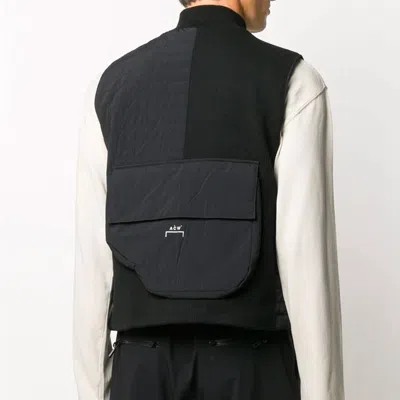 A-cold-wall* Assymetric 3d Pocket Puffer Gilet 'black' In Black