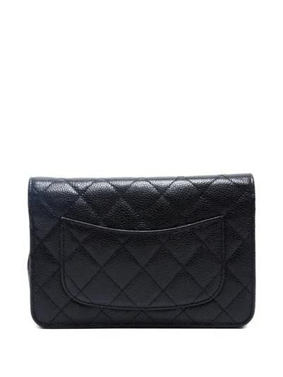 Pre-owned Chanel 2015-2016 Flap Chain Wallet Handbag