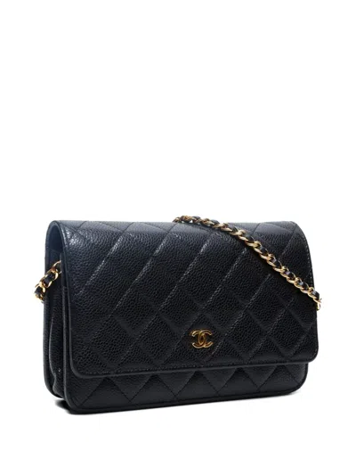 Pre-owned Chanel 2015-2016 Flap Chain Wallet Handbag