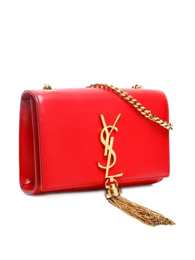 Pre-owned Saint Laurent 2000-2020s Kate Crossbody Bag In Red