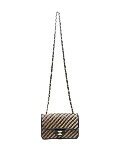 Pre-owned Chanel 2021-2022 Mini Flap Bag In Neutral