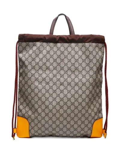 Pre-owned Gucci 2015-2020 Gg Supreme Backpack