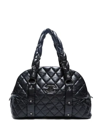 Pre-owned Chanel 2005-2006 Small Lady Braid Diamond-quilt Tote Bag