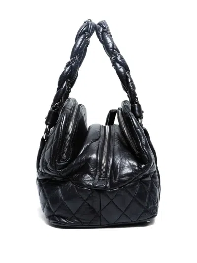 Pre-owned Chanel 2005-2006 Small Lady Braid Diamond-quilt Tote Bag