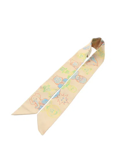 Pre-owned Hermes 2020s Dresse Code Silk Scarf