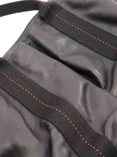 Pre-owned Hermes 2000 Caravan Horizontal Handbag In Black