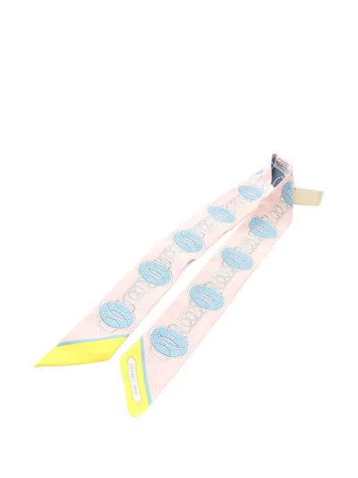 Pre-owned Hermes 2020s Lift Profile Ribbon Scarf