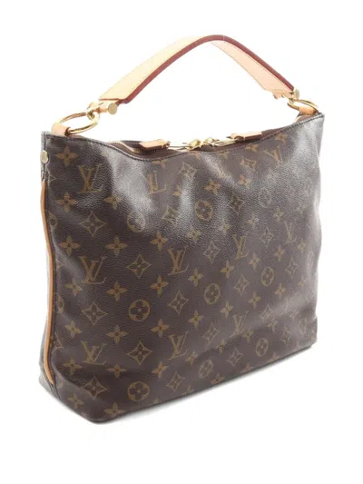 Pre-owned Louis Vuitton 2014 Sully Mm Tote Bag In Brown