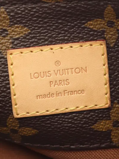 Pre-owned Louis Vuitton 2014 Sully Mm Tote Bag In Brown