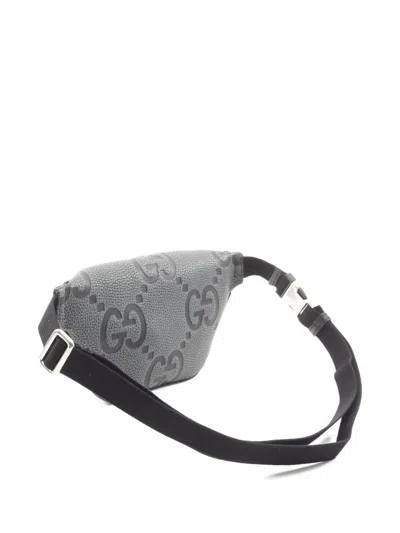 Pre-owned Gucci 2020s Small Jumbo Gg Waist Bag In Gray