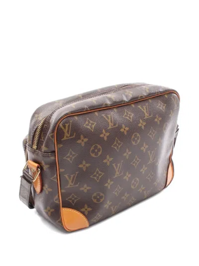 Pre-owned Louis Vuitton 2002 Nile Monogram Shoulder Bag In Brown