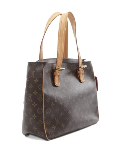 Pre-owned Louis Vuitton 2003 Multi-priest Handbag In Brown